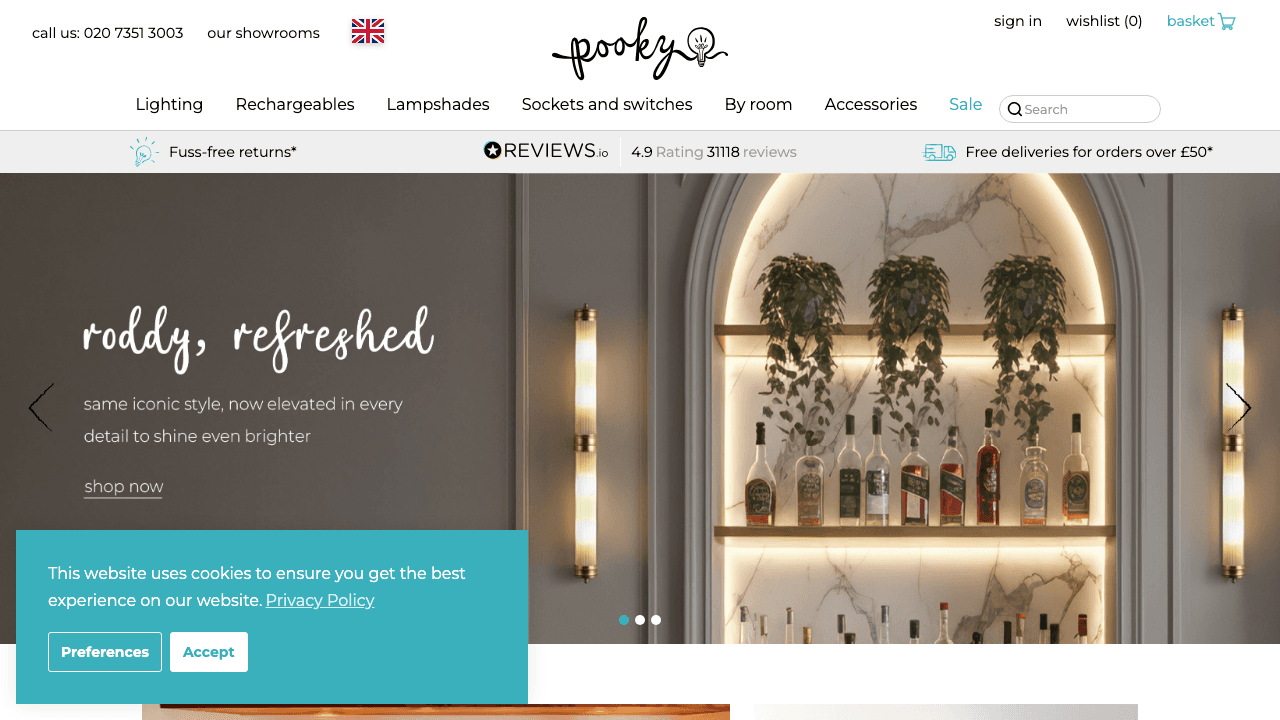 Pooky — Lighting in London