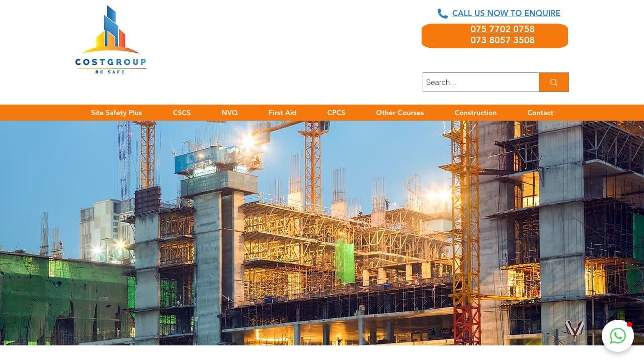 COSTGROUP LTD website screenshot