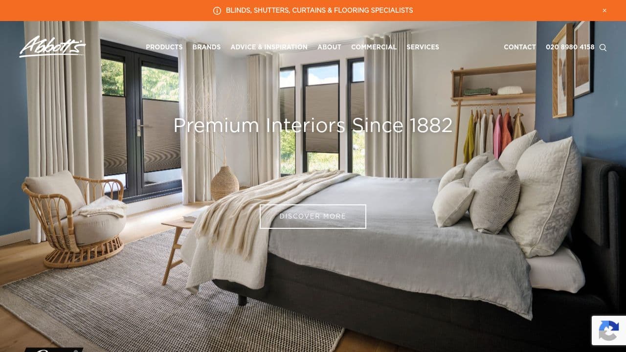 C.ABBOTT,LIMITED website screenshot
