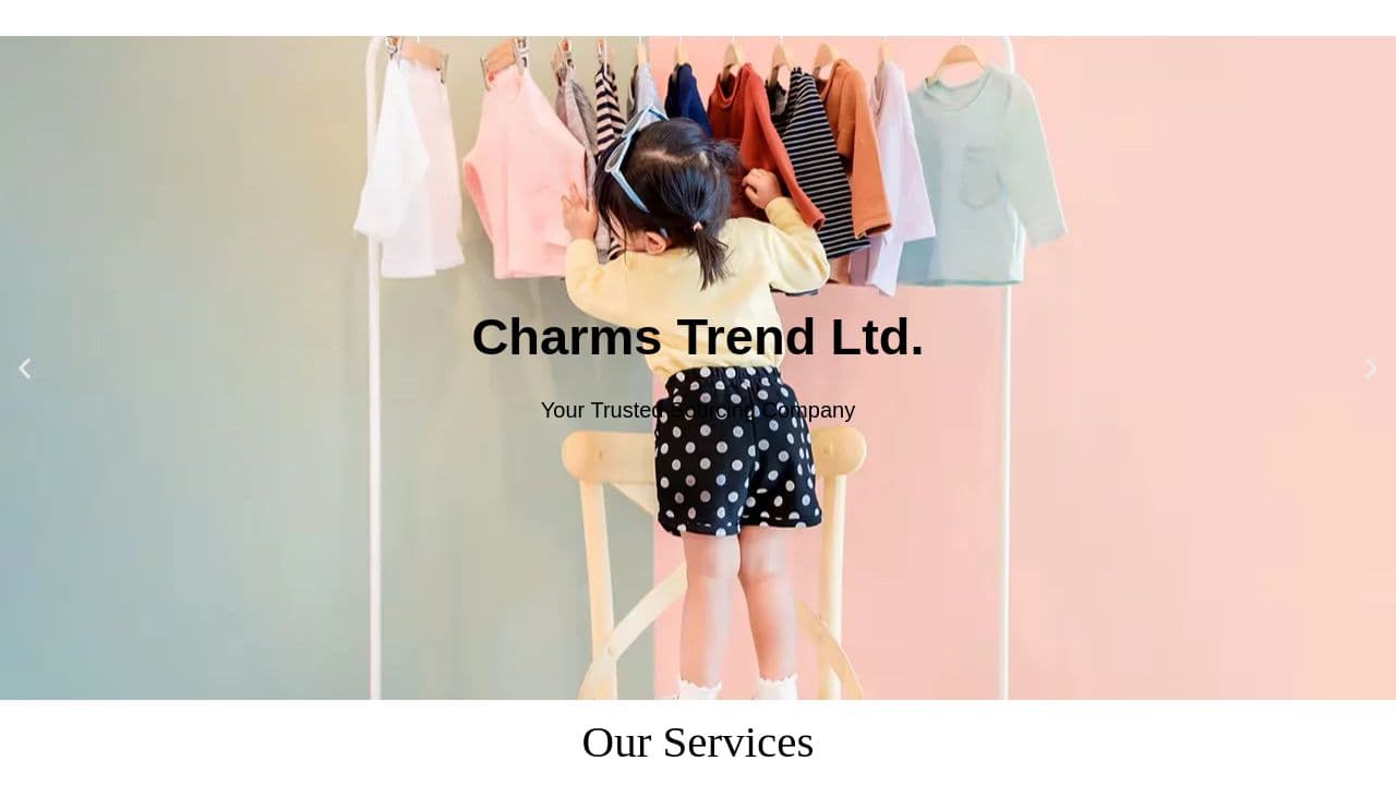CHARMSTREND LTD website screenshot