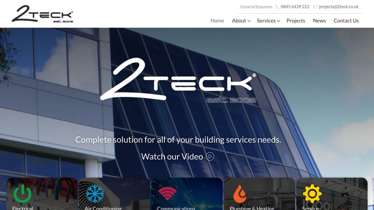 2 TECK HOLDINGS LIMITED website screenshot