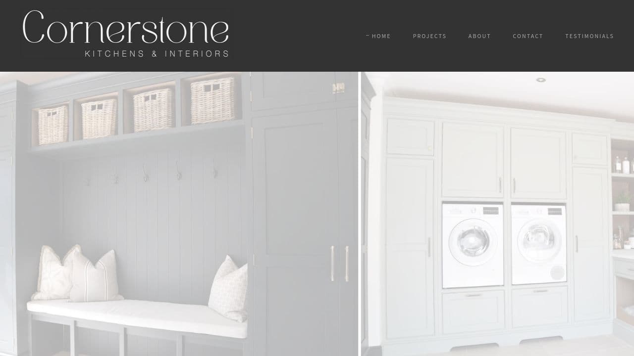 CORNERSTONE KITCHENS LIMITED website screenshot