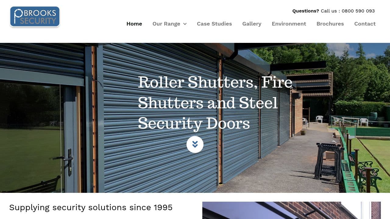 BROOK SECURITY LIMITED website screenshot