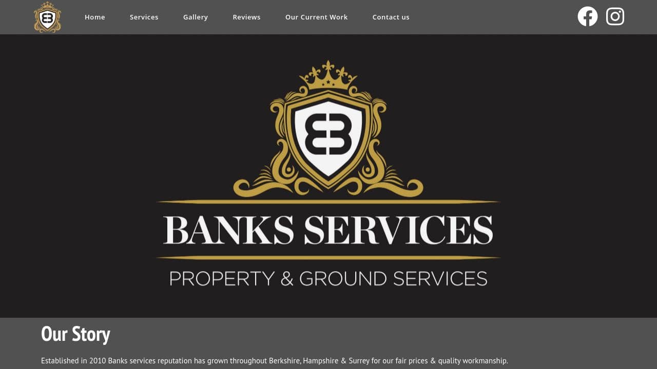 BANKS-SERVICES LTD website screenshot