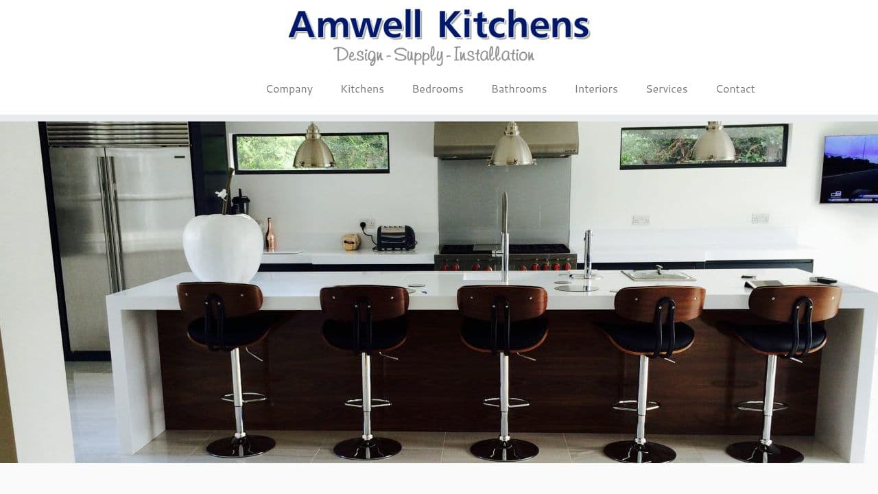 AMWELL KITCHENS LIMITED website screenshot