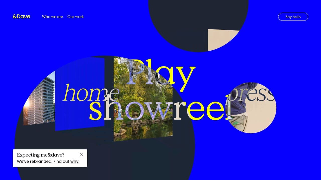 &DAVE LIMITED website screenshot