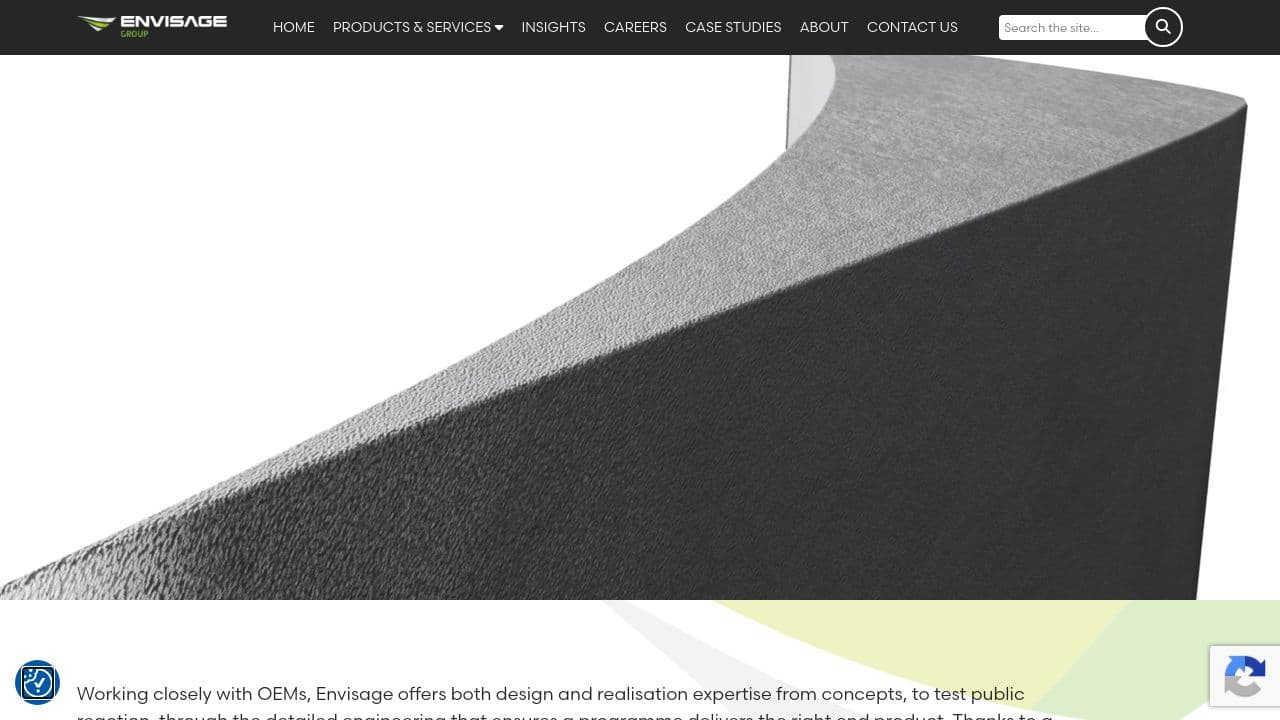 ENVISAGE GROUP HOLDINGS LIMITED website screenshot