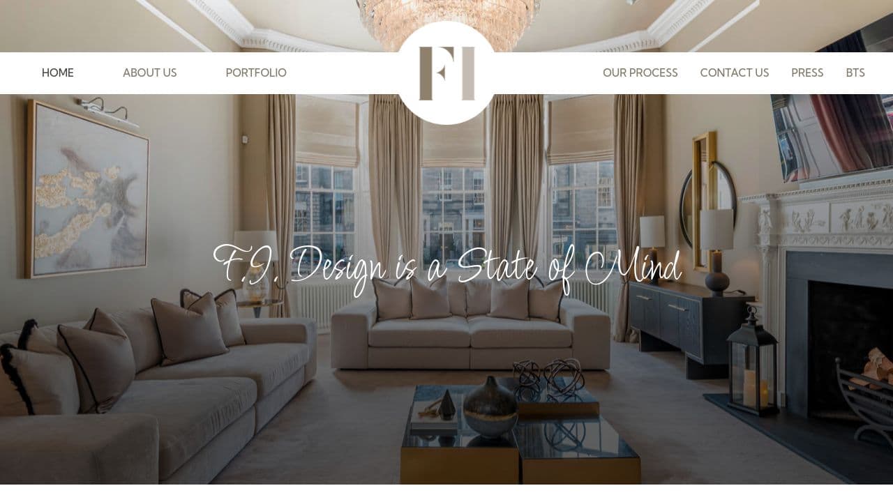 FOTHERINGHAM INTERIORS LIMITED website screenshot