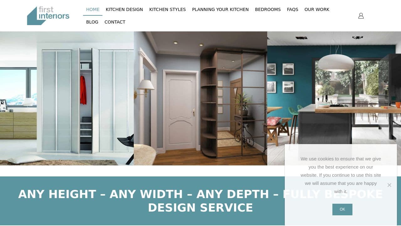 1ST INTERIORS LTD website screenshot