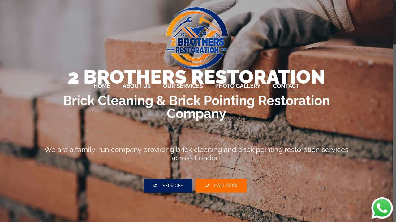 2 BROTHERS RESTORATION LTD website screenshot