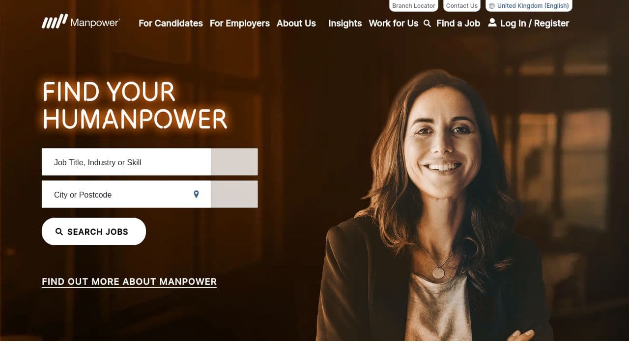 24 7 MANPOWER LIMITED website screenshot