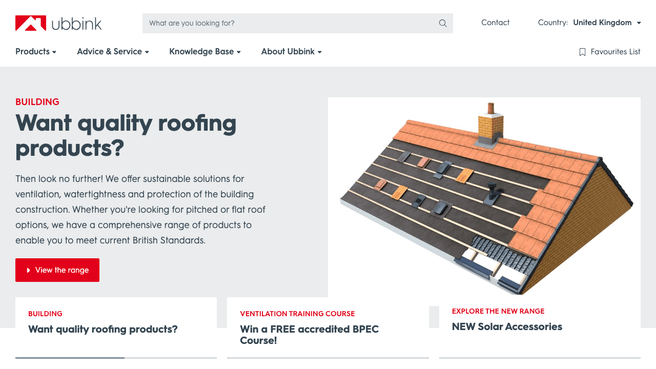 Ubbink Roofing Products
