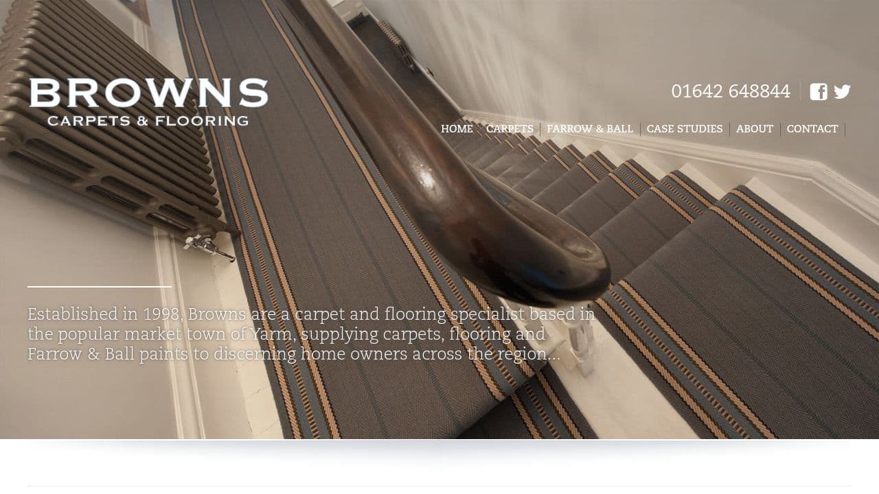 BROWNS ALTERNATIVE FLOORING LTD website screenshot