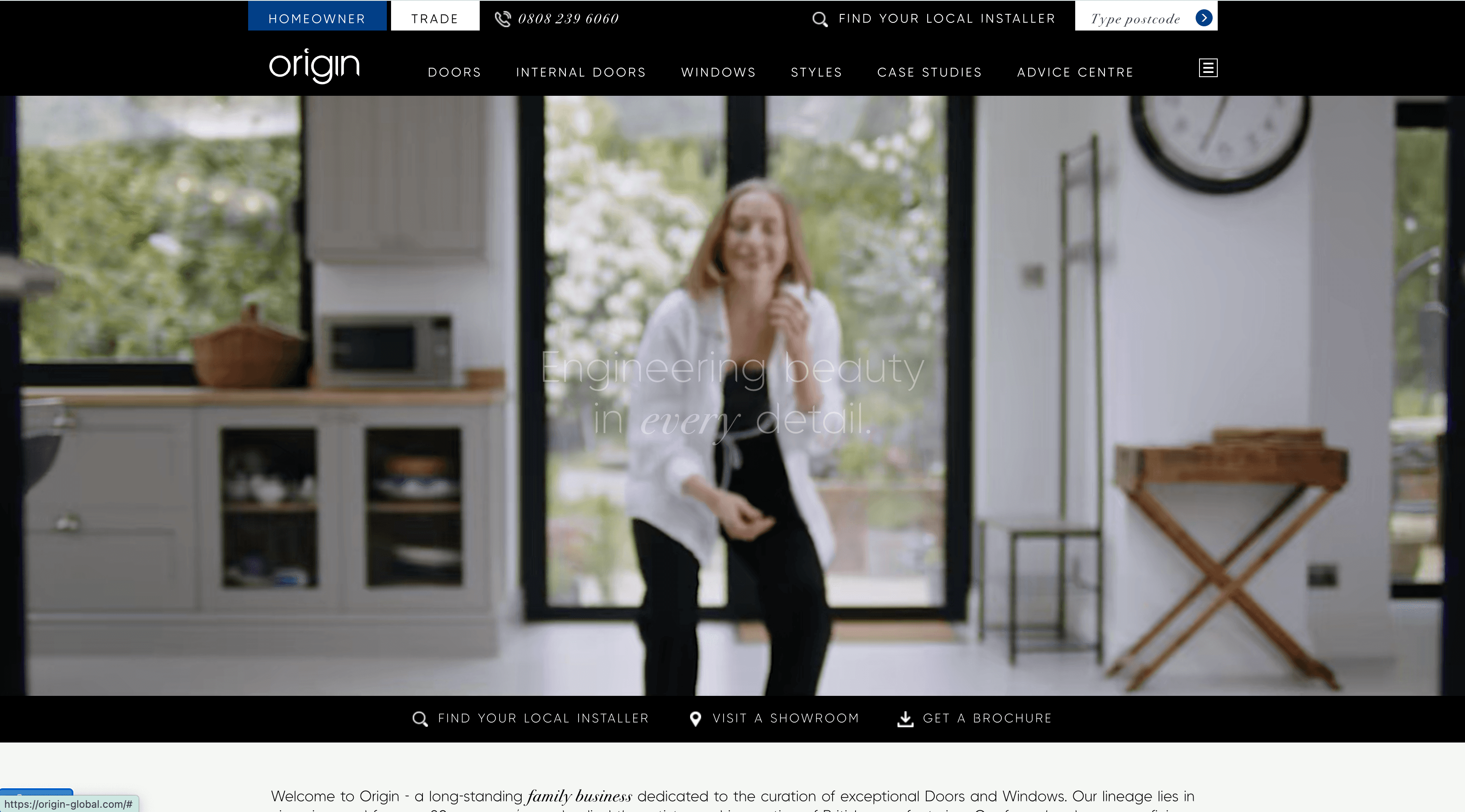 Origin Global Bi-Fold Doors