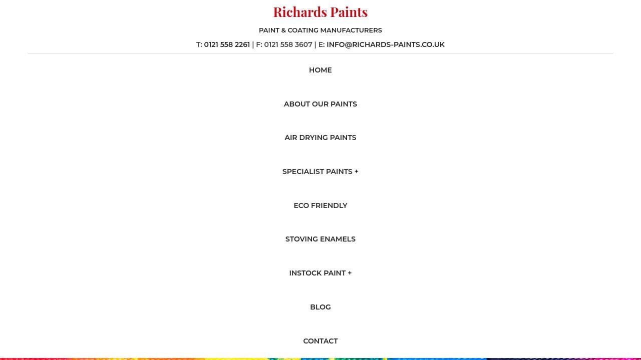 H.S.RICHARDS LIMITED website screenshot