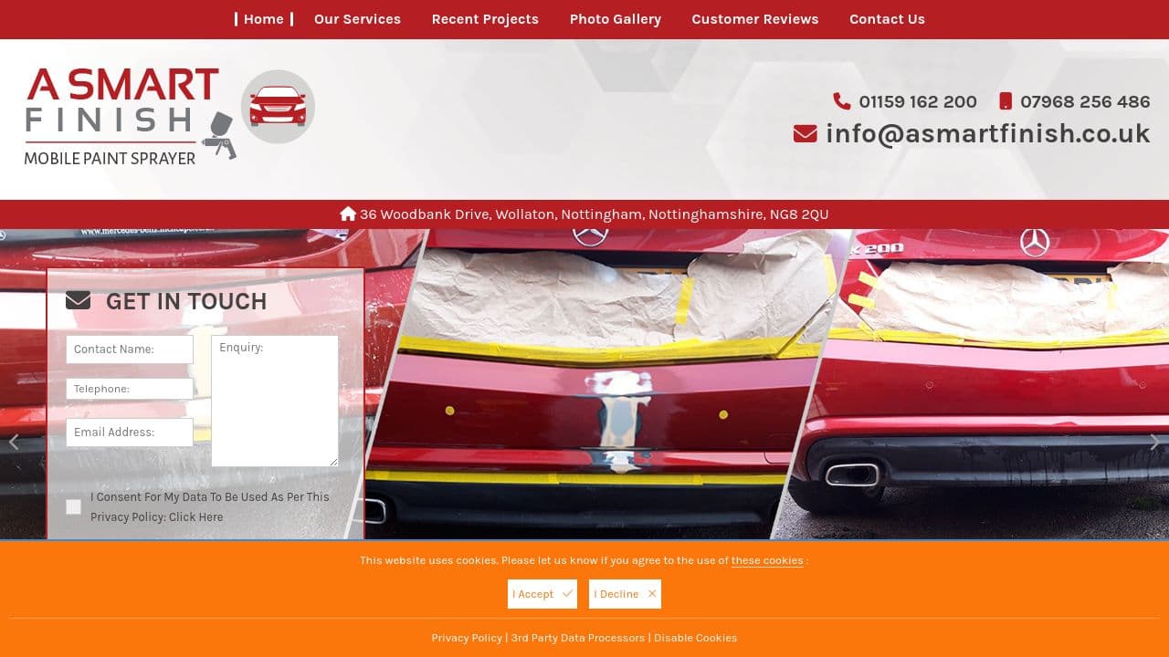 FIX IT AND FINISH LTD website screenshot