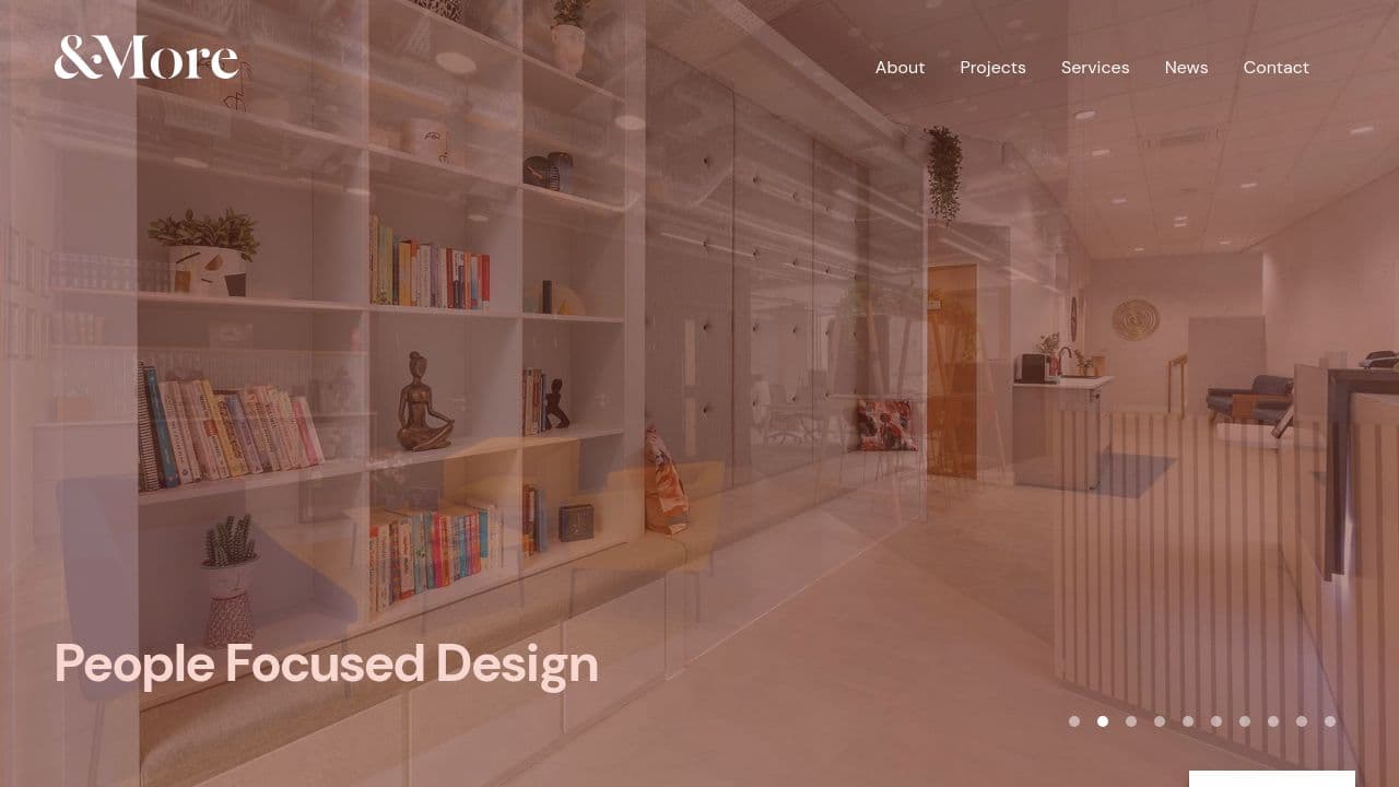 &MORE DESIGN CONSULTANCY LTD. website screenshot