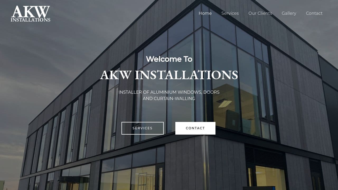 AKW INSTALLATIONS LIMITED website screenshot