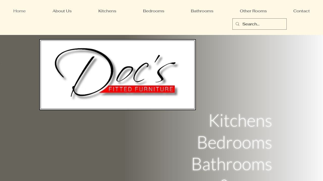 DOC'S FITTED FURNITURE LIMITED website screenshot