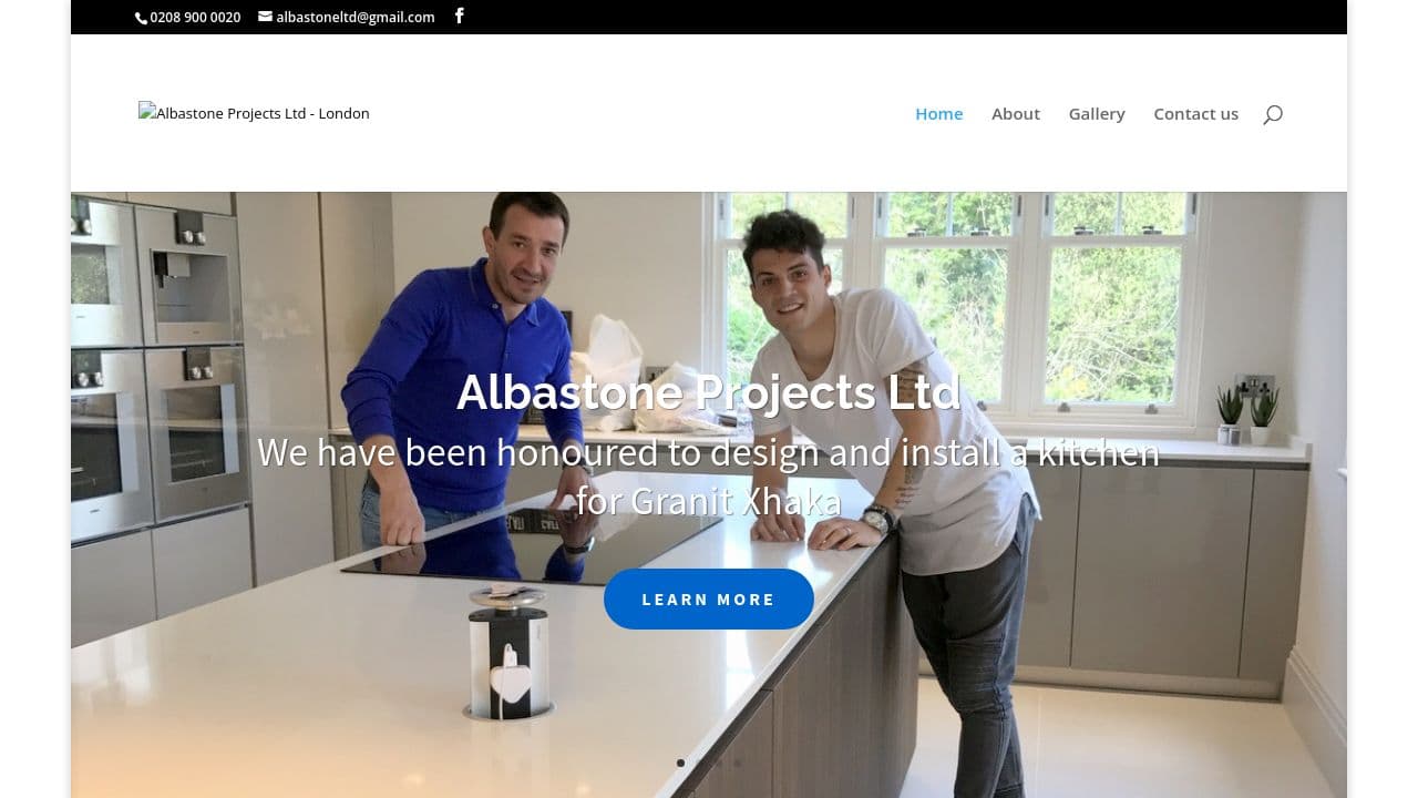 ALBASTONE PROJECTS LIMITED website screenshot
