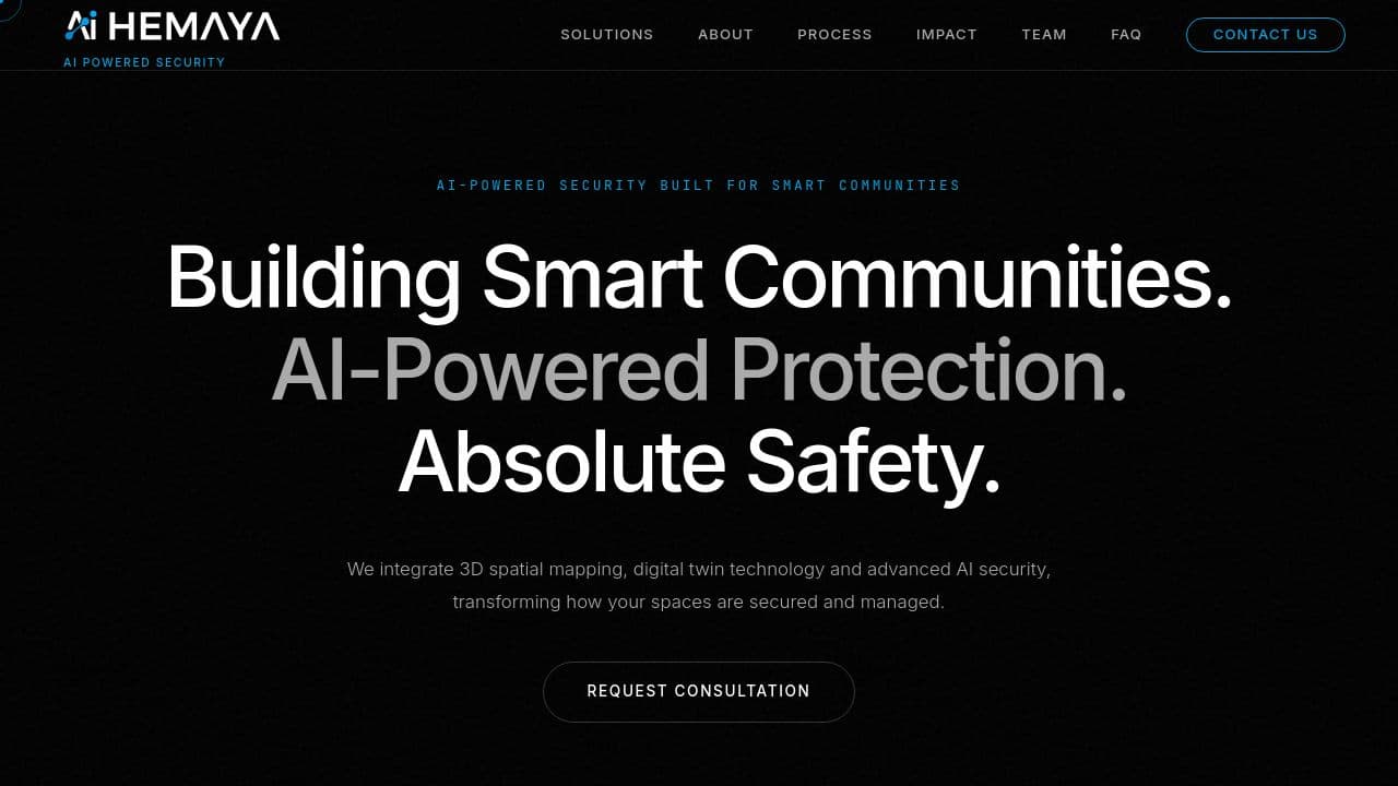 AI HEMAYA LTD website screenshot