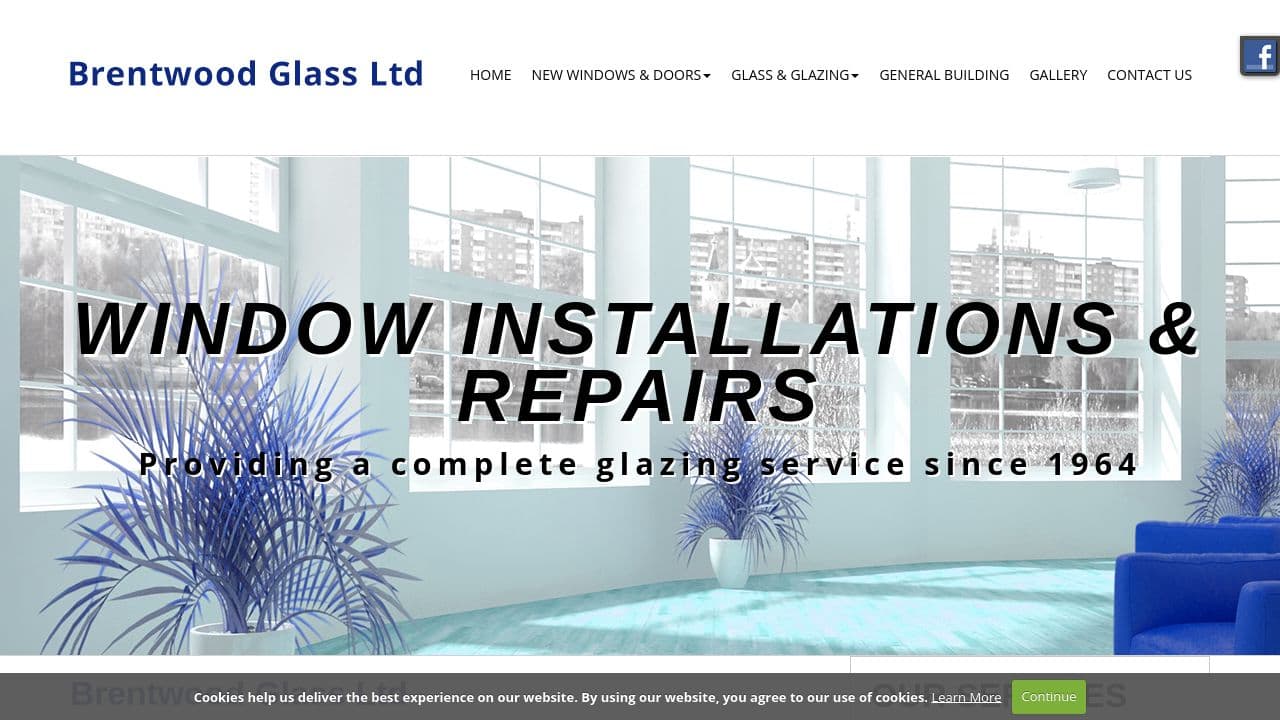 BRENTWOOD GLASS LIMITED website screenshot