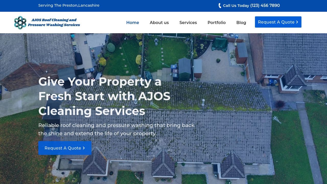 AJOS GROUP LTD website screenshot