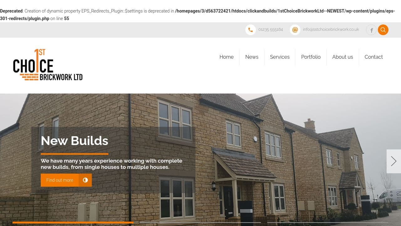 1ST CHOICE CONTRACTORS LIMITED website screenshot