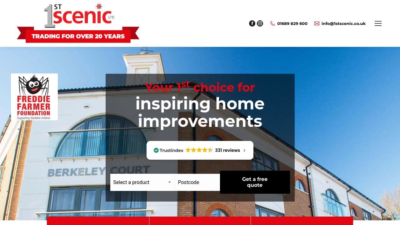1ST SCENIC WINDOWS LIMITED website screenshot