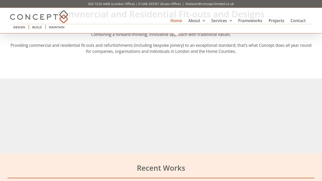 1ST CONCEPT DESIGNS LIMITED website screenshot