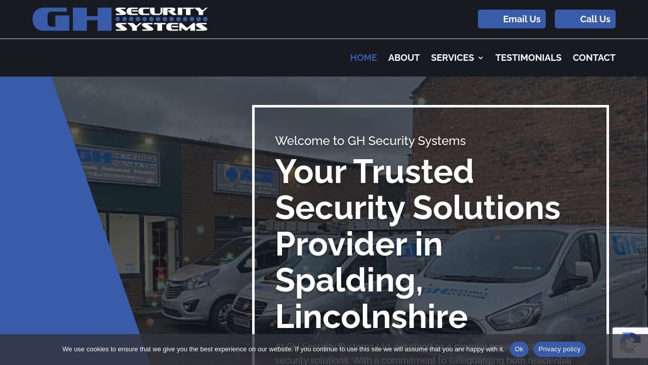 G H SECURITY SYSTEMS LTD website screenshot