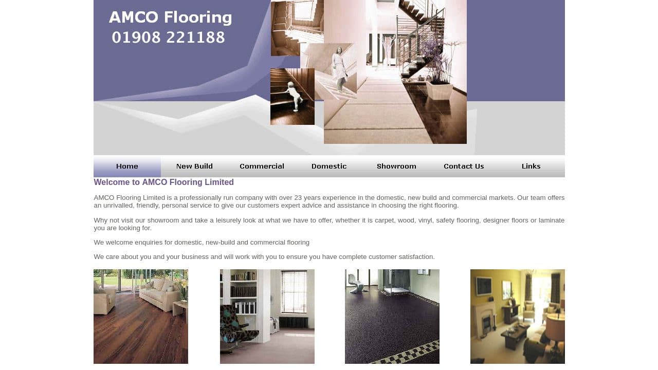 AMCO FLOORING LIMITED website screenshot