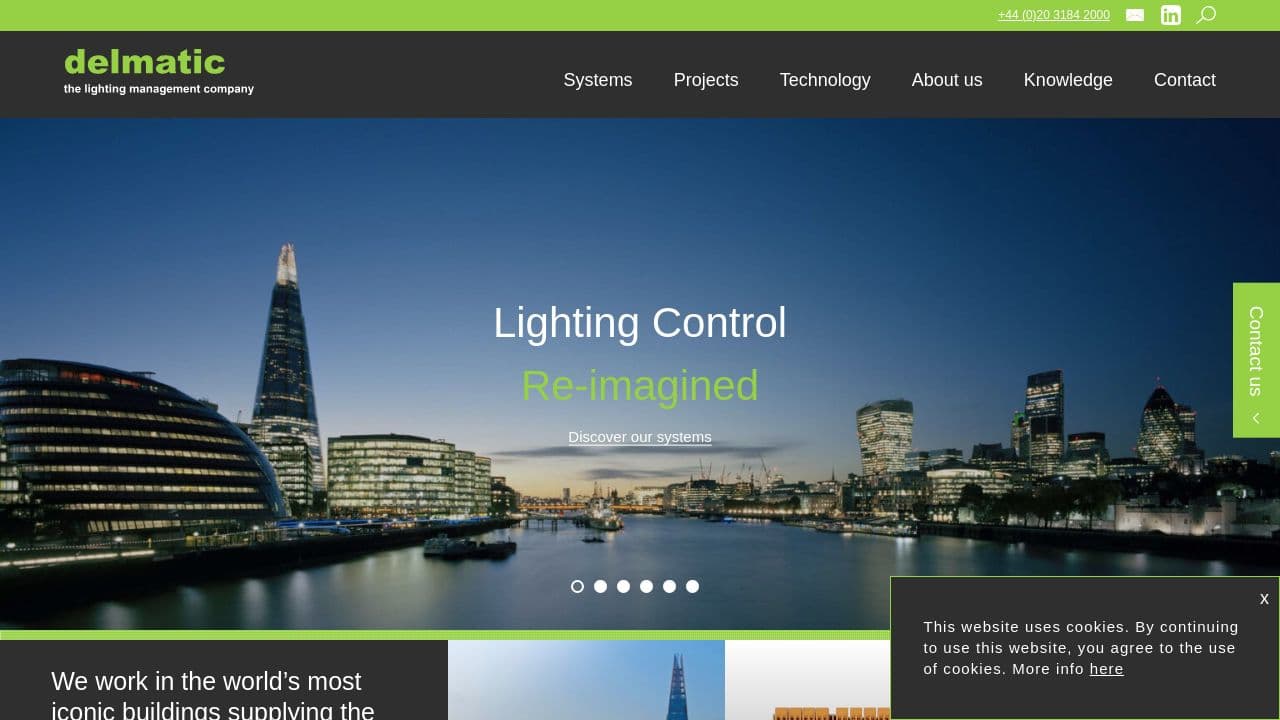 DELMATIC LIMITED website screenshot