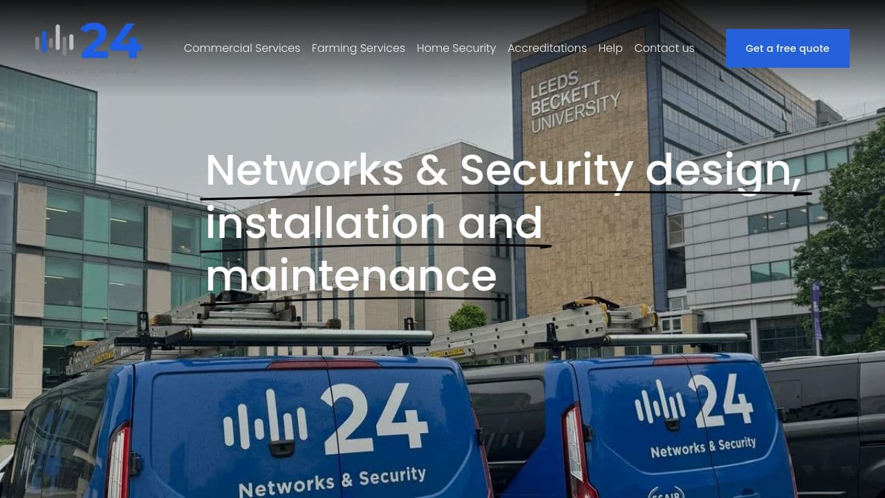 24 NETWORKS & SECURITY LTD website screenshot