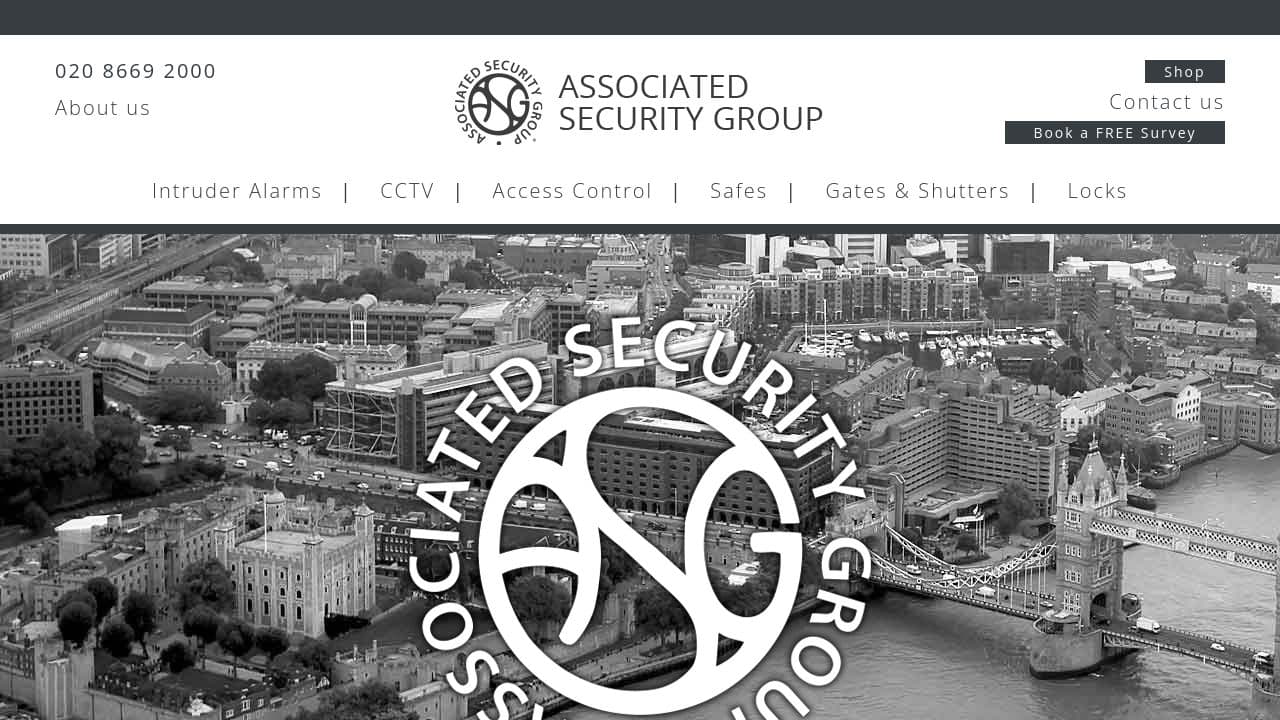 ASSOCIATED SECURITY GRILLES LIMITED website screenshot