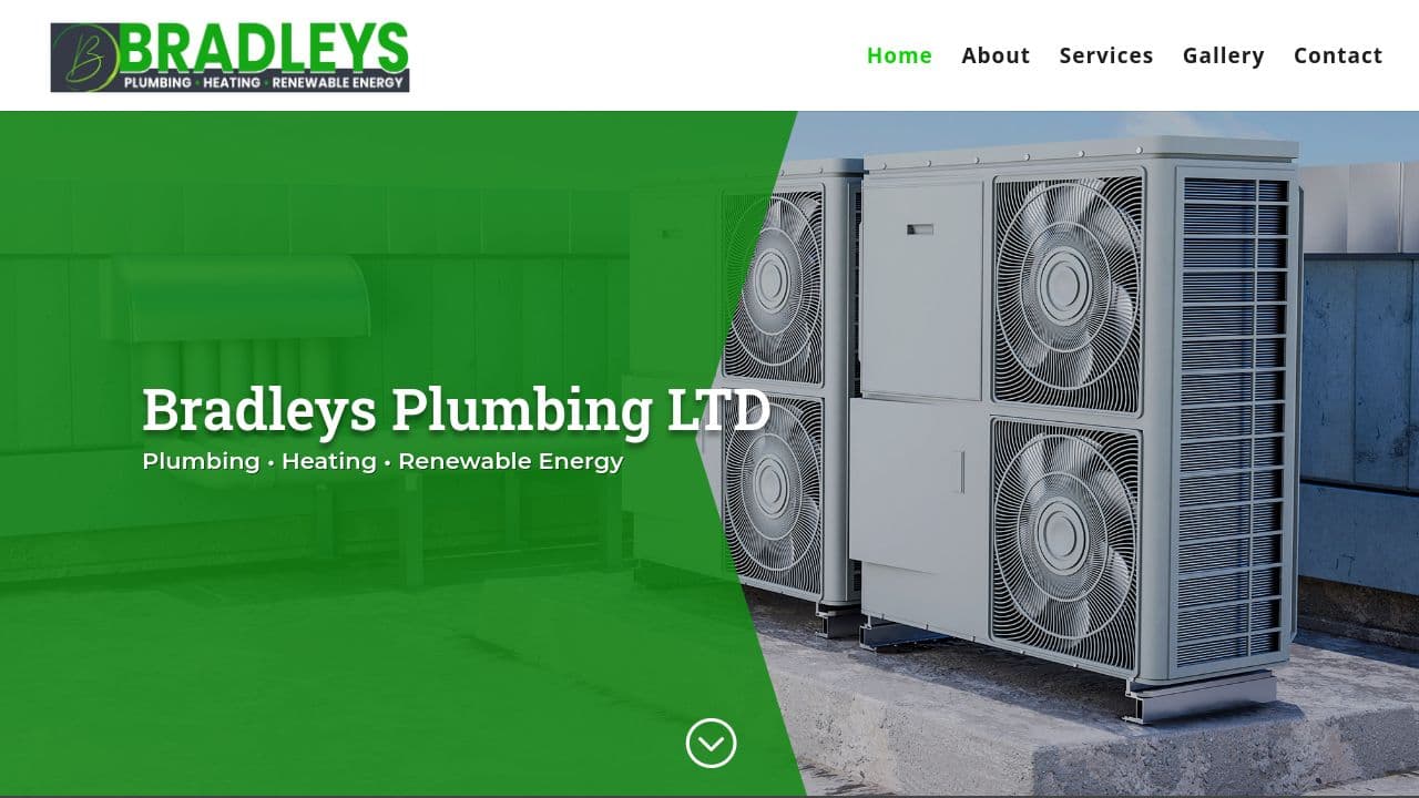 BRADLEY PLUMBING SERVICES LIMITED website screenshot