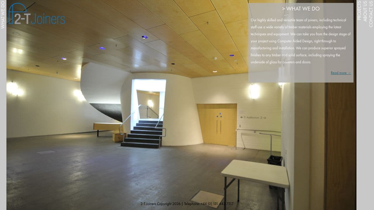 2-T JOINERS LIMITED website screenshot