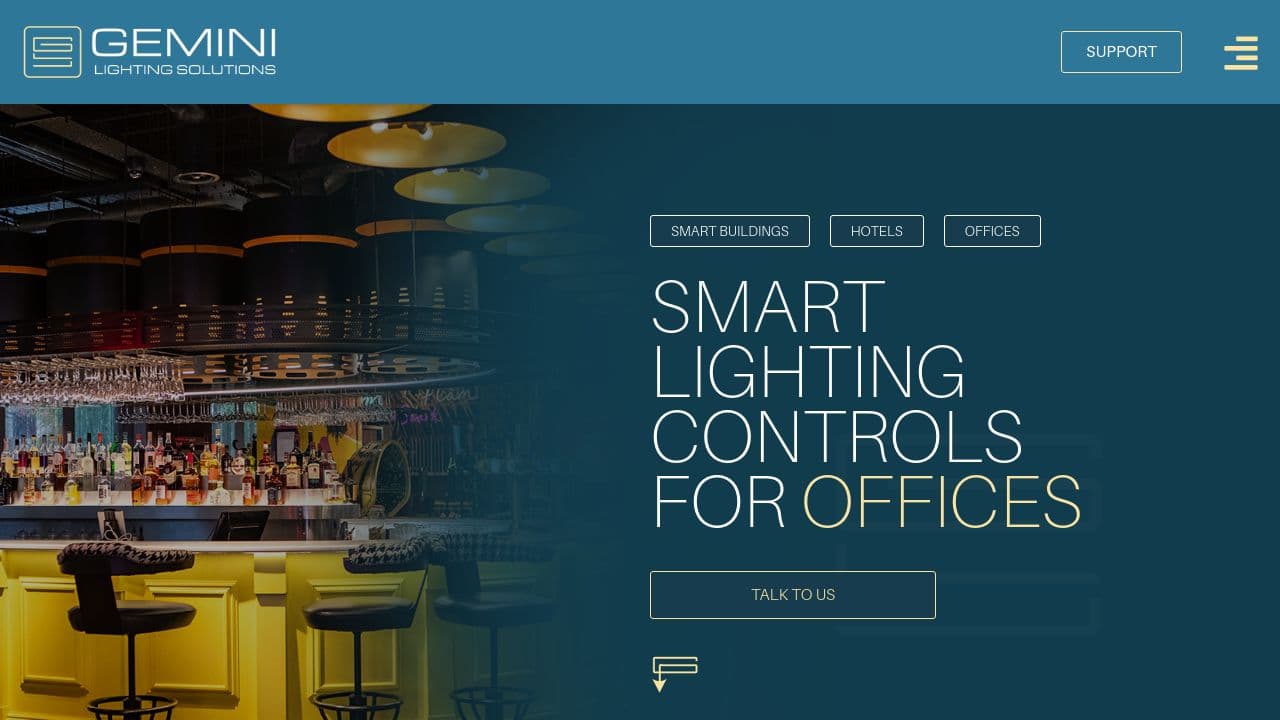 GEMINI LIGHTING SOLUTIONS LIMITED website screenshot