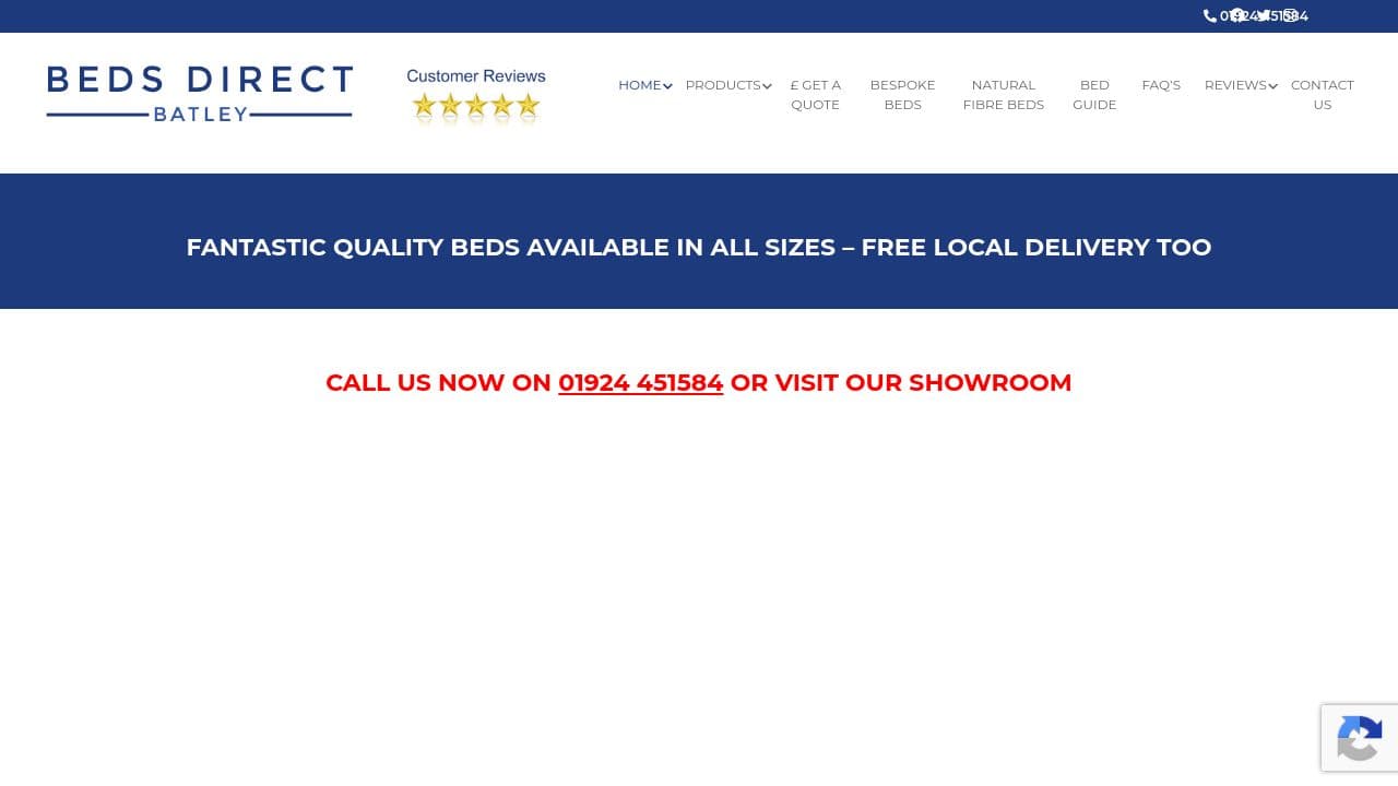 804 BEDS LTD website screenshot