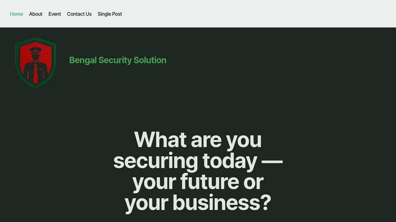 BENGAL SECURITY SOLUTION LTD website screenshot