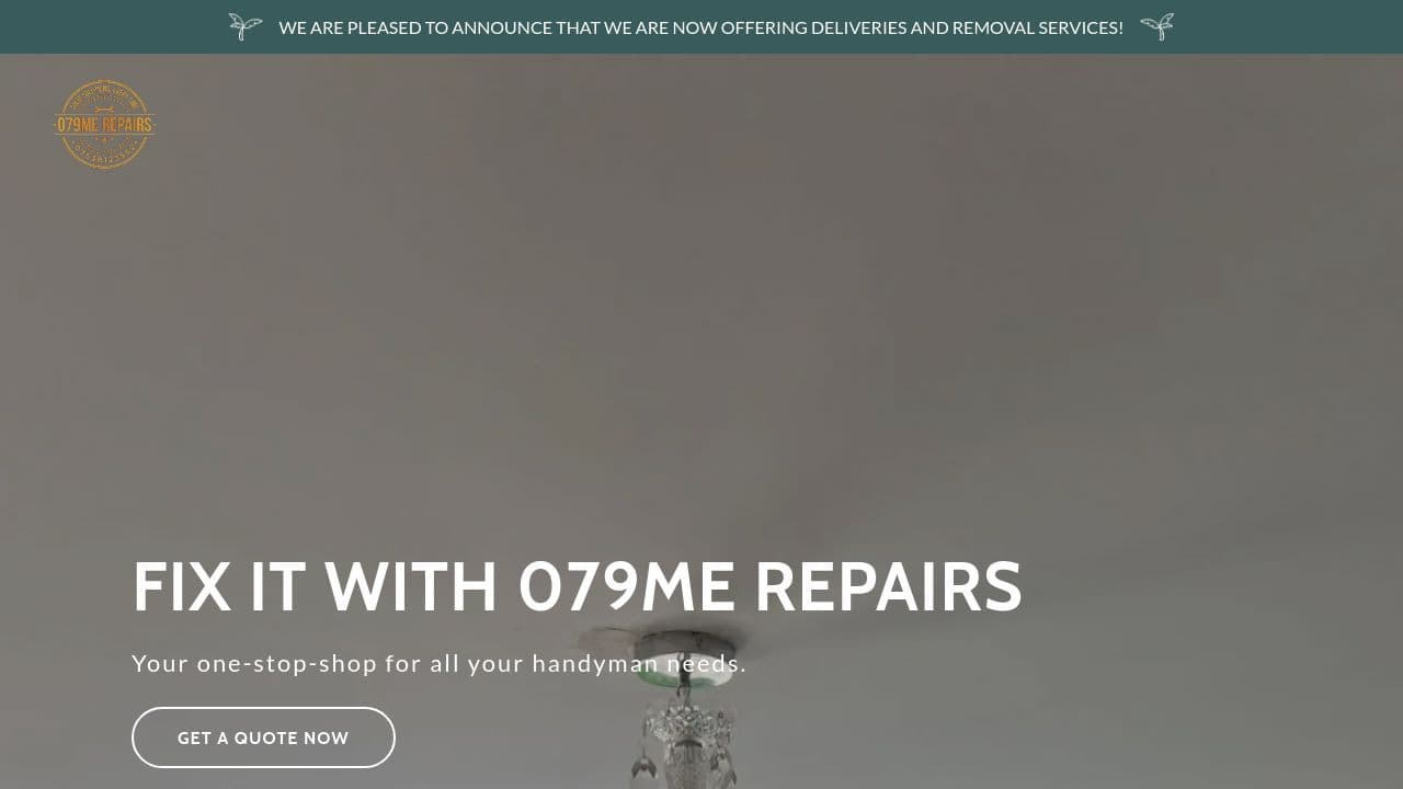 079ME REPAIRS LTD website screenshot