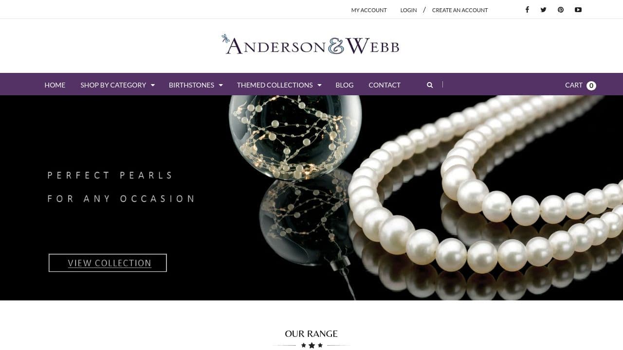 A AND A WEBB LIMITED website screenshot