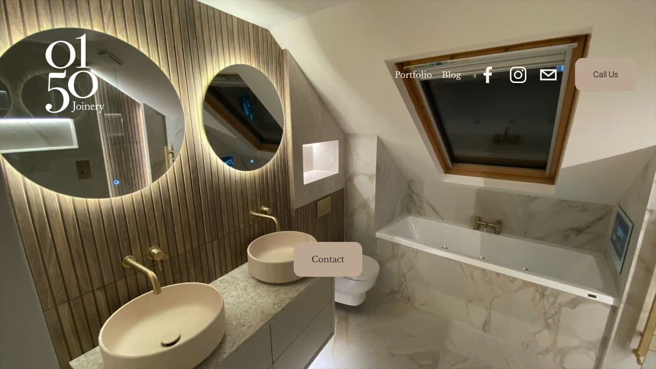 0150 JOINERY LIMITED website screenshot