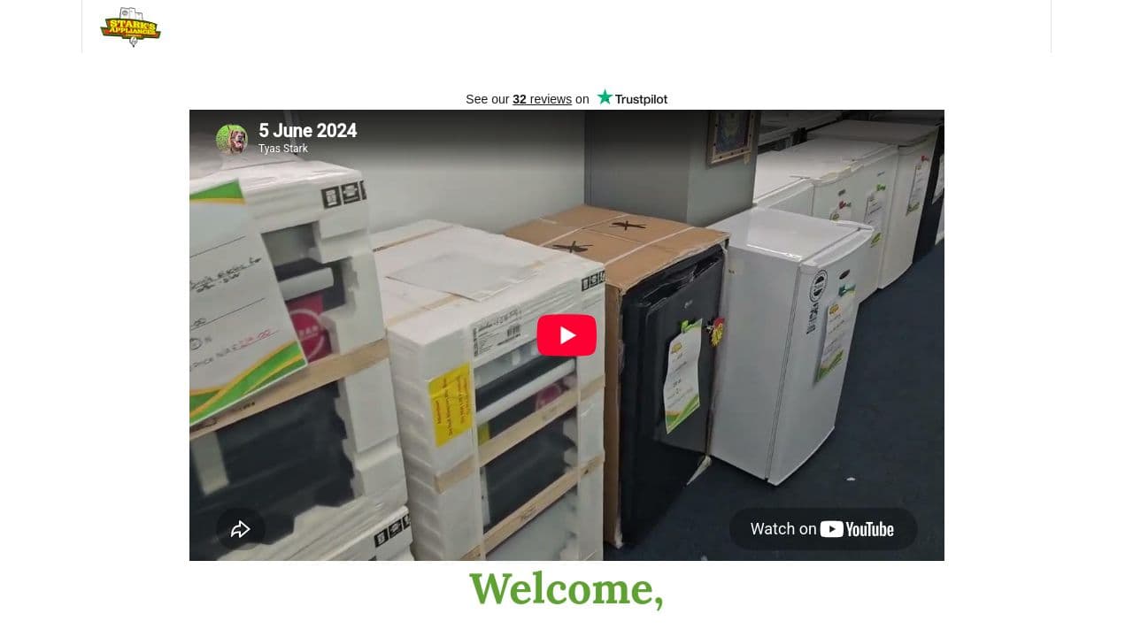 A D STARK LTD website screenshot