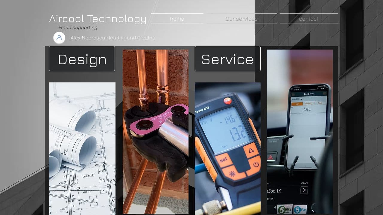 AIRCOOL TECHNOLOGY LTD website screenshot