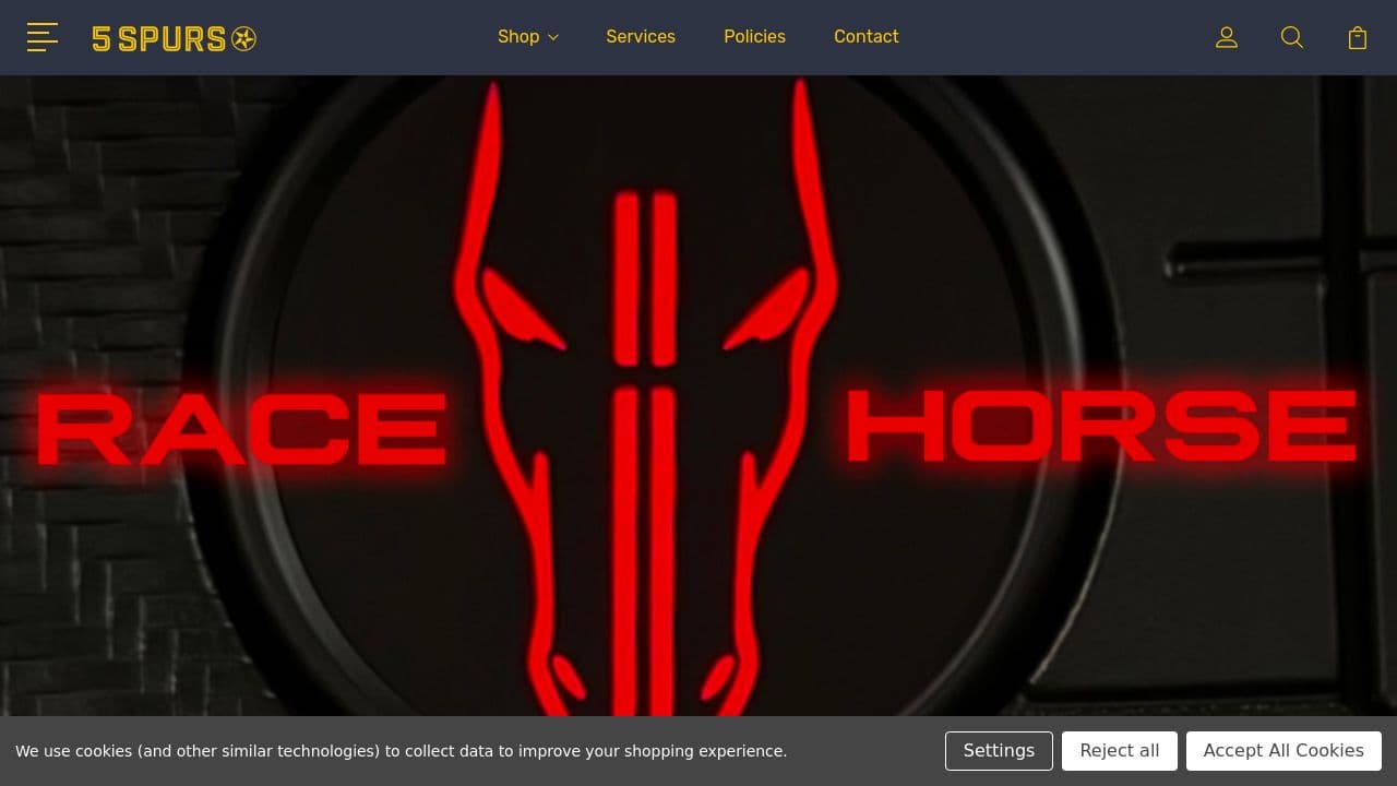 5 SPURS LTD website screenshot