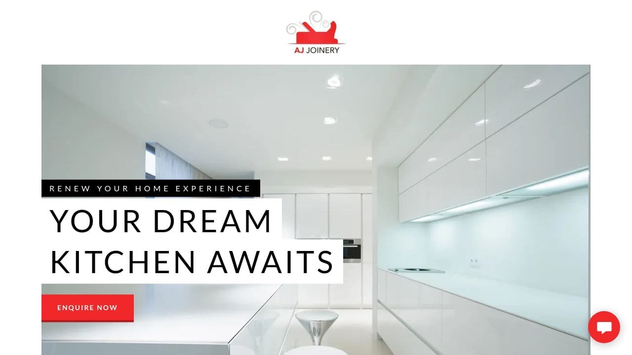 A J JOINERY (NORTH WEST) LIMITED website screenshot