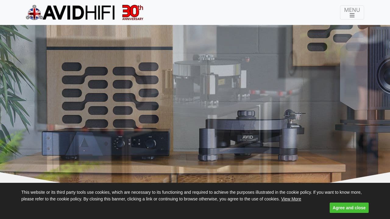 AVID HIFI LIMITED website screenshot