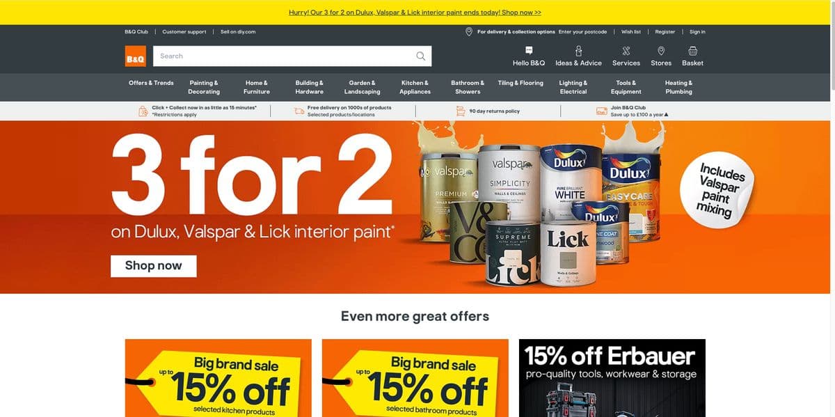 B&Q