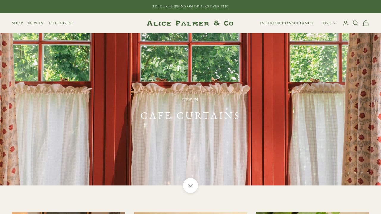 ALICE PALMER & CO LTD website screenshot